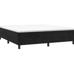 Vidaxl Cadre de lit sans matelas noir 180x200 cm velours Hot