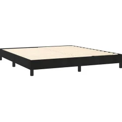 Vidaxl Cadre de lit sans matelas noir 180x200 cm velours Hot