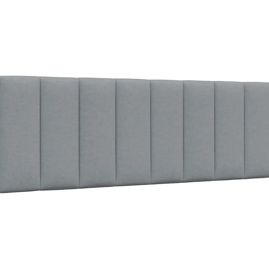 Vidaxl Cadre de lit sans matelas Hanko gris clair 120x200 cm tissu
