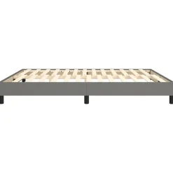 Vidaxl Cadre de lit sans matelas gris foncé 180x200 cm tissu Sale