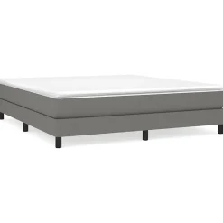Vidaxl Cadre de lit sans matelas gris foncé 180x200 cm tissu Sale