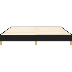 Vidaxl Cadre de lit sans matelas noir 180x200 cm tissu Best