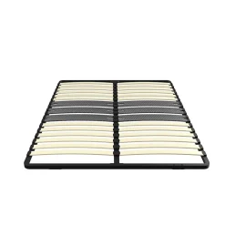Teeno Cadre lattes 140x200 cm, 2x15 Lattes Peuplier Naturel