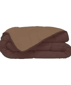 Toison d'Or CALGARY Couette chaude Microfibre 400g/m² Choco & Moka 200x200cm Sale