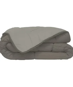 Toison d'Or CALGARY Couette chaude Microfibre 400g/m² Taupe & Lin 240x260cm