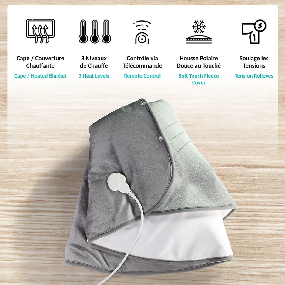 Fishtec Cape chauffante Cocoon - 3 niveaux de chauffe