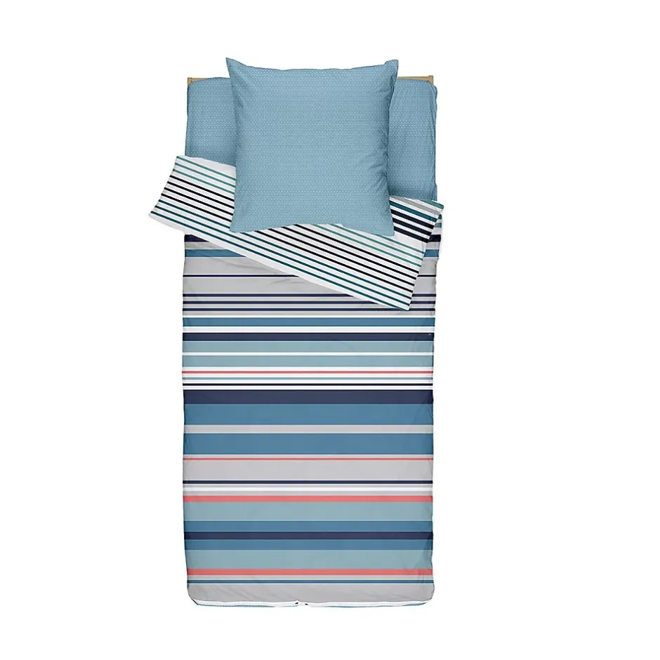 Bleu Calin Caradou Parure de lit Enfant 90x190cm Avec Couette Imprimé Ritmo Best