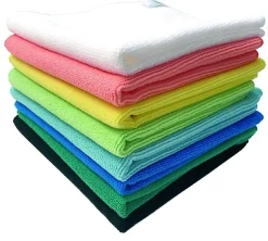 Carré Micro Avenir Recyclée 250G 38X38 cm - Lot de 5 - Guialto - Bleu - l38- L0.1- P0.1- h0.3 Discount