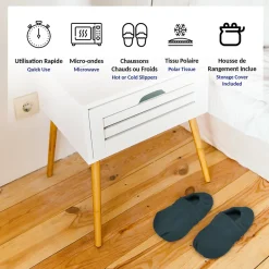 Fishtec Chaussons Chauffants - Bouillote 36-40 - Micro-Ondes