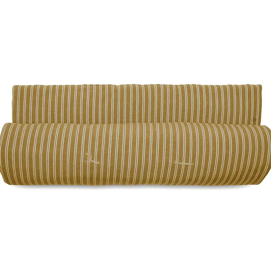 Linnea Chemin de lit coton lavé 80x200 cm LILI DÉCO marron houblon Sale