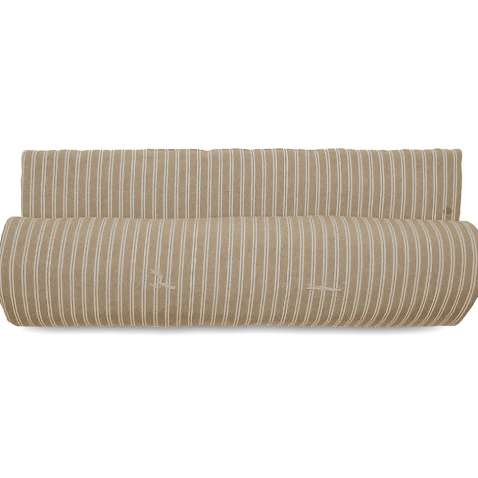 Linnea Chemin de lit coton lavé 80x200 cm LILI DÉCO marron camel
