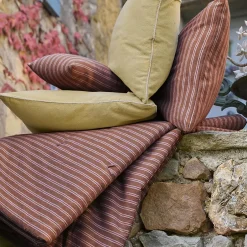 Linnea Chemin de lit coton lavé 80x200 cm LILI DÉCO marron terre cuite Online