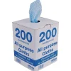Chiffon tout usage antibactérien bleu - Jantex Discount
