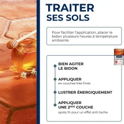 Starwax Cire tomettes et terres cuites incolore 1L New