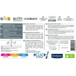 Starwax Combiné lave-vitres, housse en microfibre,