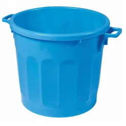 Gilac Conteneur alimentaire rond HACCP 75 L - bleu