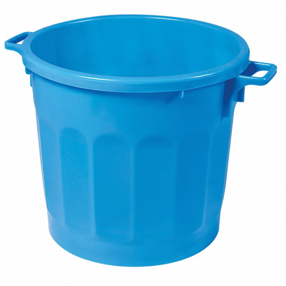 Gilac Conteneur alimentaire rond HACCP 75 L - bleu