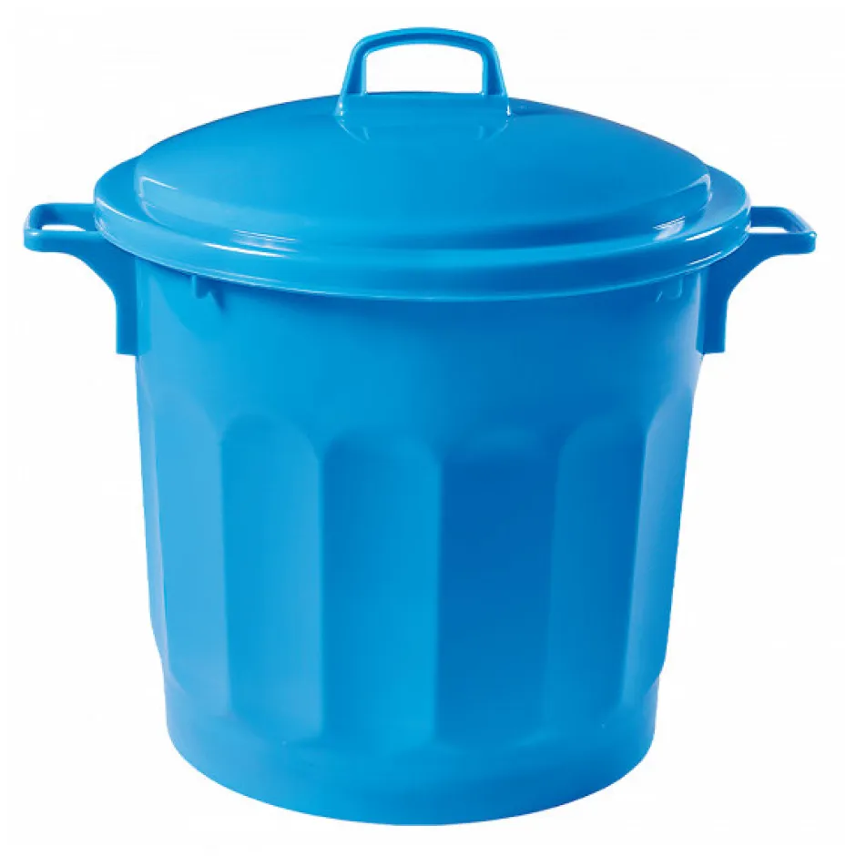 Gilac Conteneur alimentaire rond HACCP 75 L - bleu