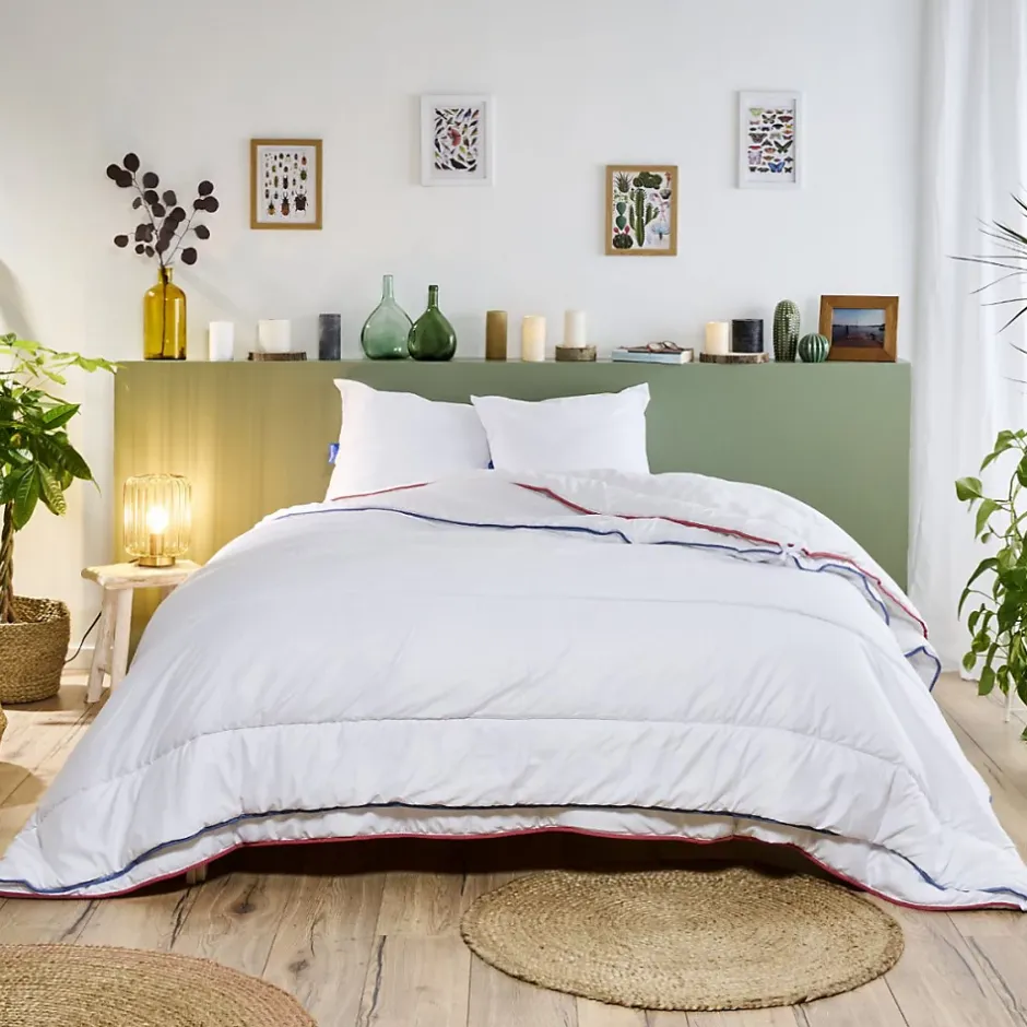 Bleu Calin Couette 4 saisons 220x240cm 3 couettes en 1 Discount