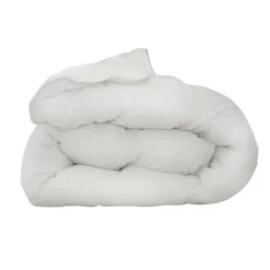 Abeil Couette anti-acariens chaude 220 x 240 cm polyester blanc Discount