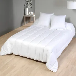 Mortreux Couette blanche chaude anti-moustiques anti-punaises de lit 220x240 cm