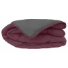 Toison d'Or Couette chaude Bicolore Gamme Microfibre "Cocoon Non feu - Norme NF EN ISO 12952" toutes dimensions - Cocoon Prune Aci Online