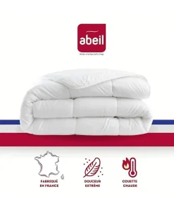 Abeil Couette chaude 400gr/m² Douceur Auvergnate - 140 x 200 cm - 1 personne - New