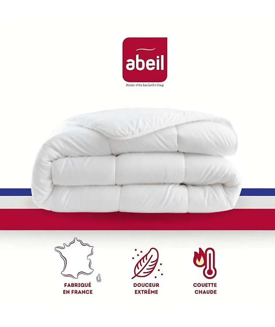 Abeil Couette chaude 400gr/m² Douceur Auvergnate - 140 x 200 cm - 1 personne - New