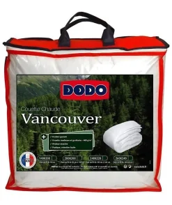 Dodo Couette chaude Vancouver - 220 x 240 cm - 400gr/m² - Blanc - Outlet