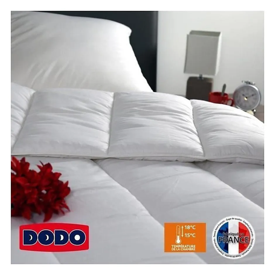 Dodo Couette chaude Vancouver - 240 x 260 cm - 400gr/m² - Blanc - Sale