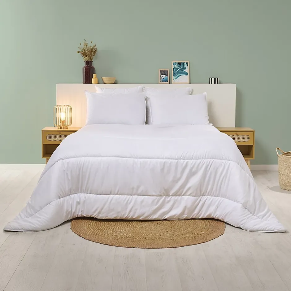 Bleu Calin Couette Chaude 220x240cm ANTI-ACARIENS Outlet