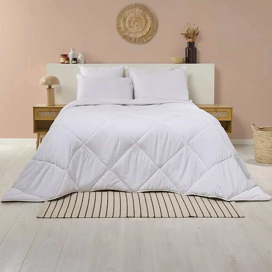 Bleu Calin Couette Chaude 240x260cm LAVABLE À 95 C