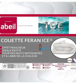 Abeil Couette de lit Légère pour été Feran Ice 200g blanc Dimension - 200x200