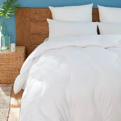 Abeil Couette de lit premium tempérée 350g blanc Aerelle soft flex Dimension - 140x200