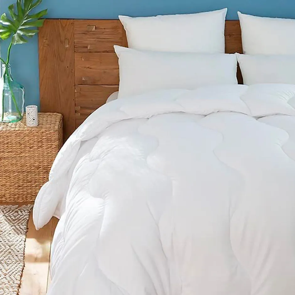 Abeil Couette de lit premium tempérée 350g blanc Aerelle soft flex Dimension - 140x200