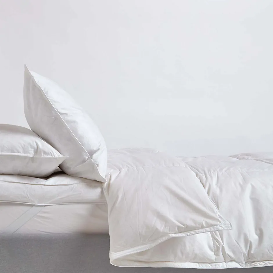 Homescapes Couette de Luxe tempérée printemps/été en duvet de canard 9 Tog - 260 x 220 cm -