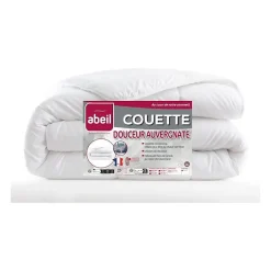 Abeil Couette Douceur Auvergnate - 200 x 200 cm - Chaude - 2 personnes - Hot