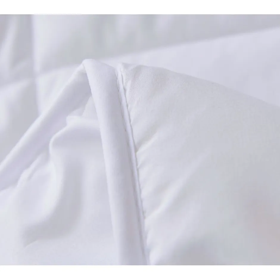 Herzberg Couette en microfibre 200X200cm Blanche HG22067WD