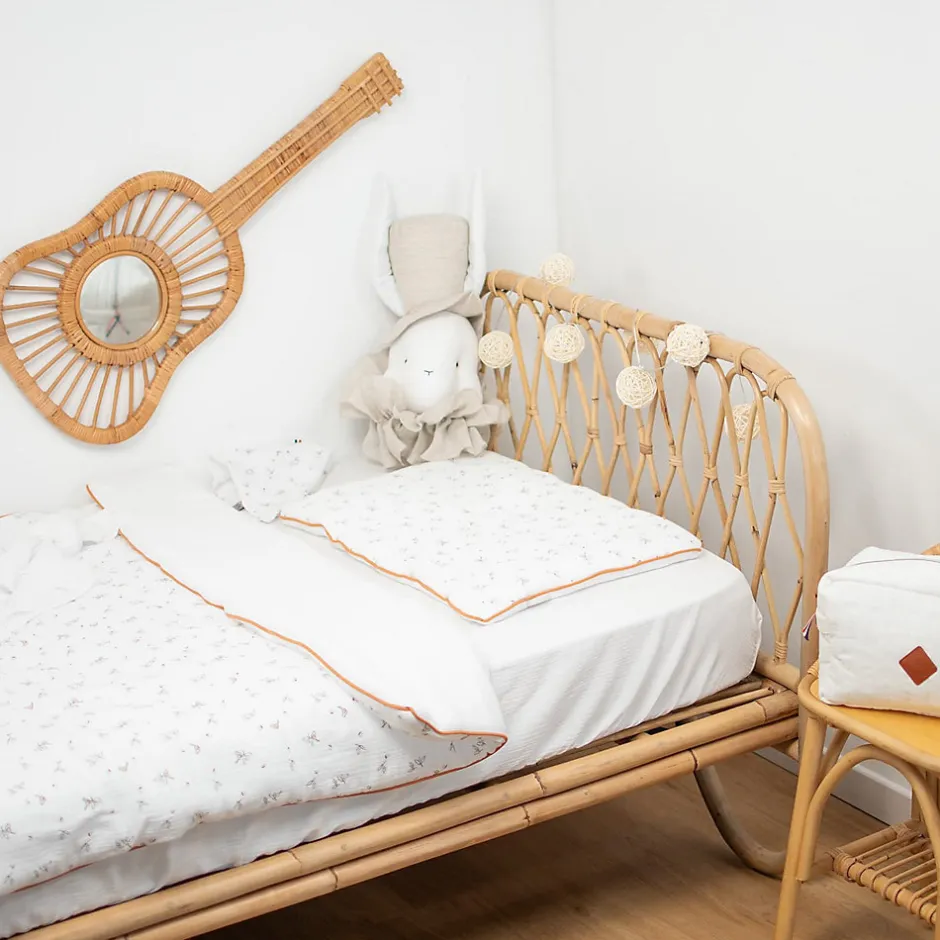 Sevira Kids Couette et oreiller prêt à dormir gaze de coton Melody