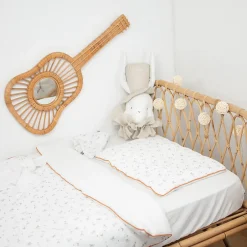 Sevira Kids Couette et oreiller prêt à dormir gaze de coton Melody