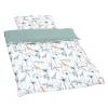 Sevira Kids Couette et oreiller enfant prêt à dormir Safari