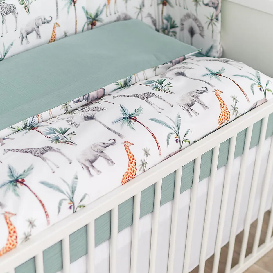 Sevira Kids Couette et oreiller enfant prêt à dormir Safari