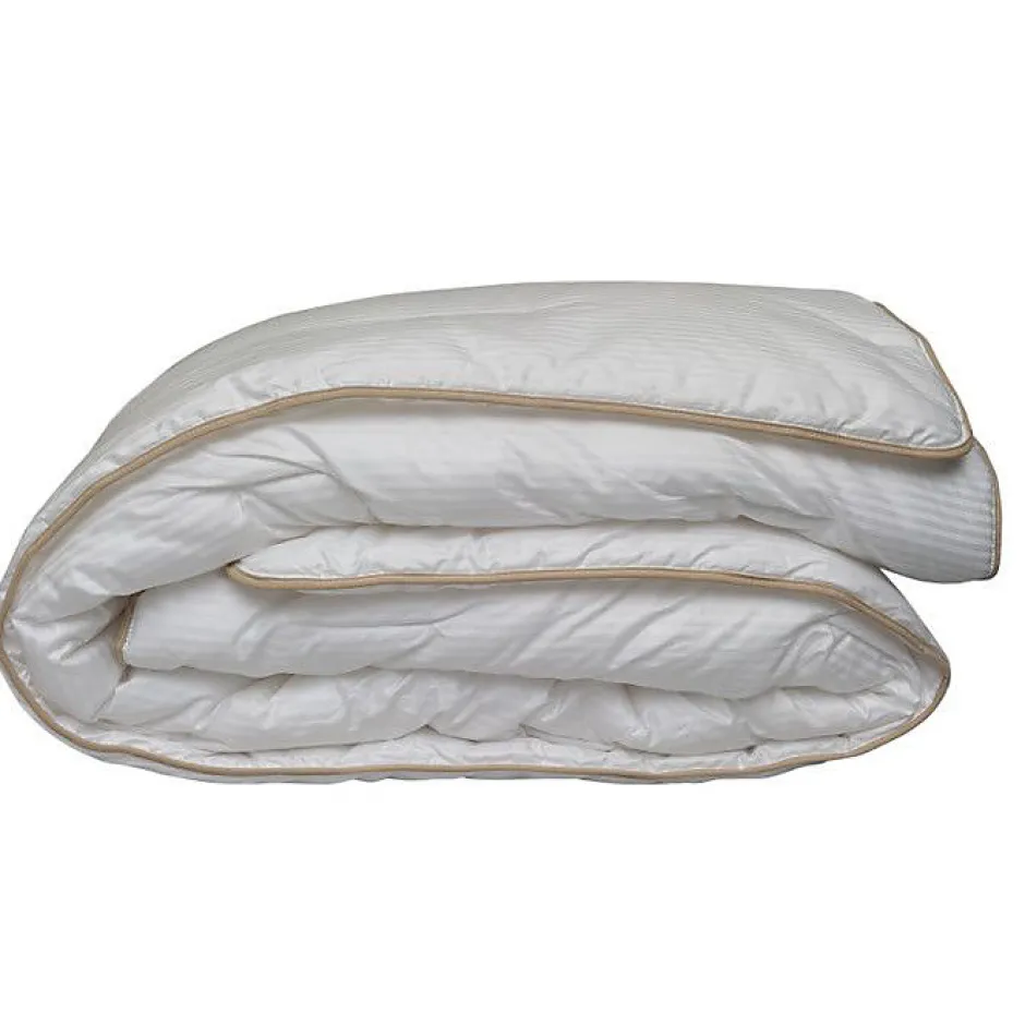 Lestra Couette "Fjord Grand Hotel" Chaude Satin de coton rayé - 240 x 260 cm pour lit King size