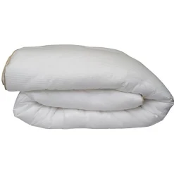 Lestra Couette "Fjord Grand Hotel" Chaude Satin de coton rayé - 240 x 260 cm pour lit King size