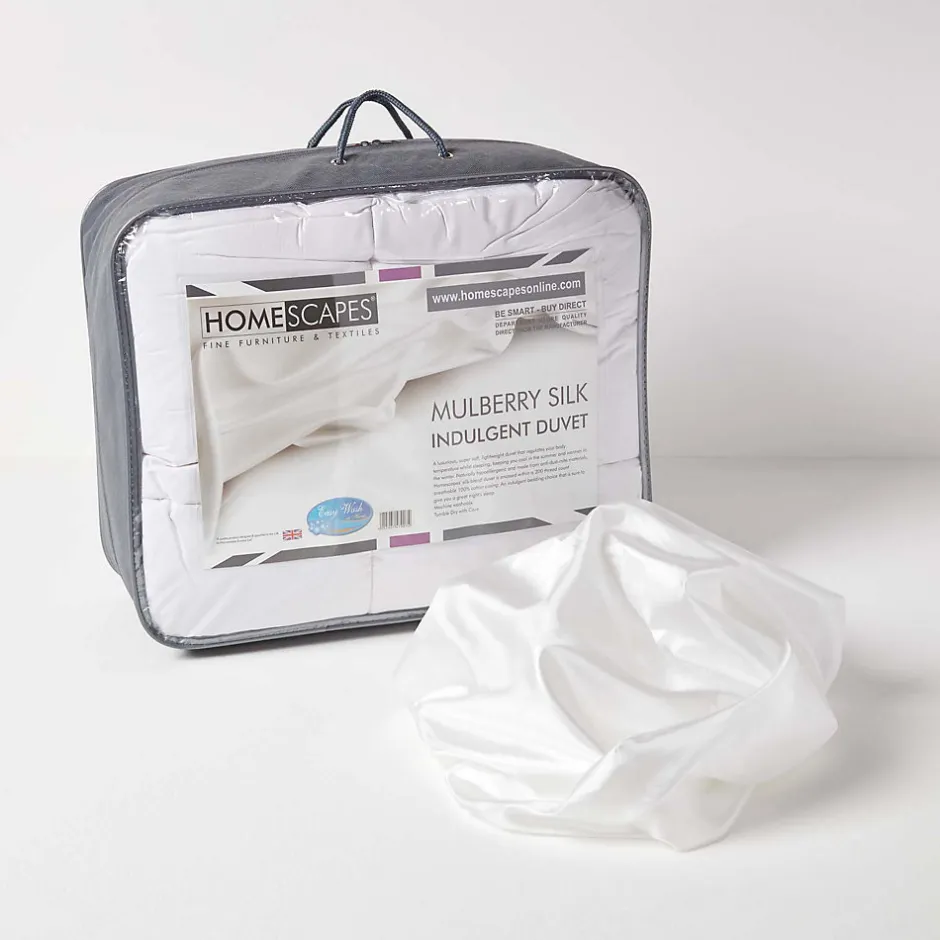 Homescapes Couette hiver en Soie de Mûriers 13.5 Tog - 200 x 200 cm -