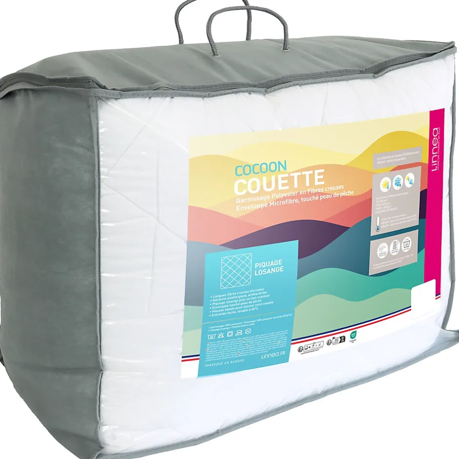 Linnea Couette hiver 280x240 cm COCOON garnissage fibre polyester 500g/m2