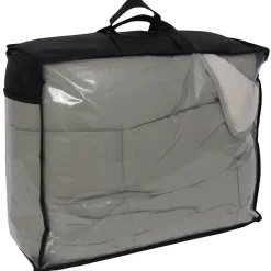 Linnea Couette hiver 140x200 cm COCOON BICOLORE Taupe/Lin garnissage fibre polyester 400g/m2 Outlet