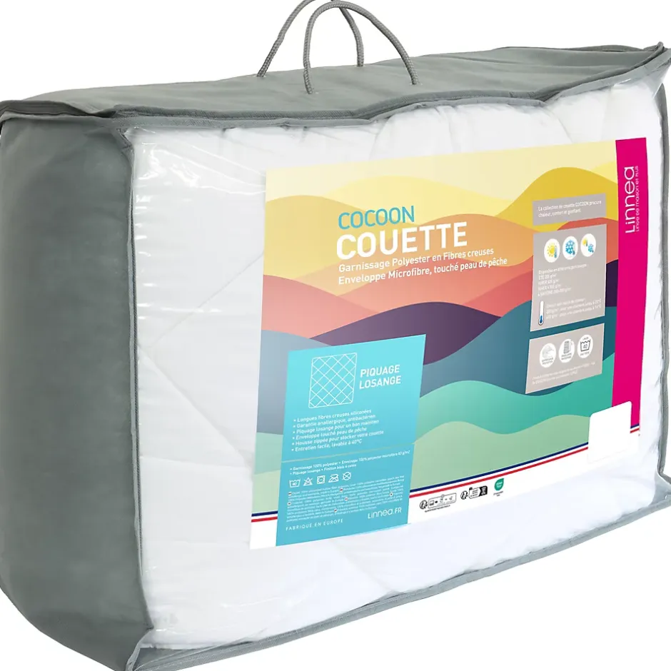 Linnea Couette hiver 240x220 cm COCOON garnissage fibre polyester 400g/m2 Sale