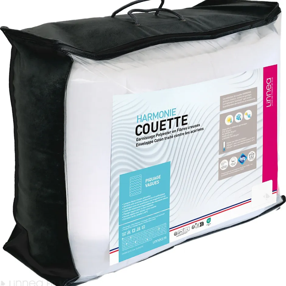 Linnea Couette hiver 240x220 cm HARMONIE garnissage fibre polyester 450g/m2