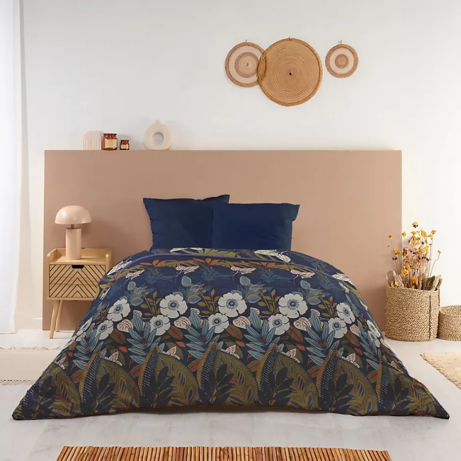 Bleu Calin Couette Imprimée Chaude 140x200cm LA FLORALE Online